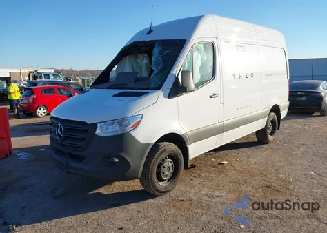 2024 Mercedes-Benz Sprinter 3500 Standard Roof 4-Cyl Diesel Ho from USA, damaged, VIN W1Y5NBHY1RT179895